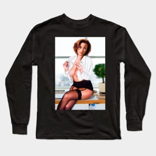 Dana Scully - 90s PIN UPS Long Sleeve T-Shirt